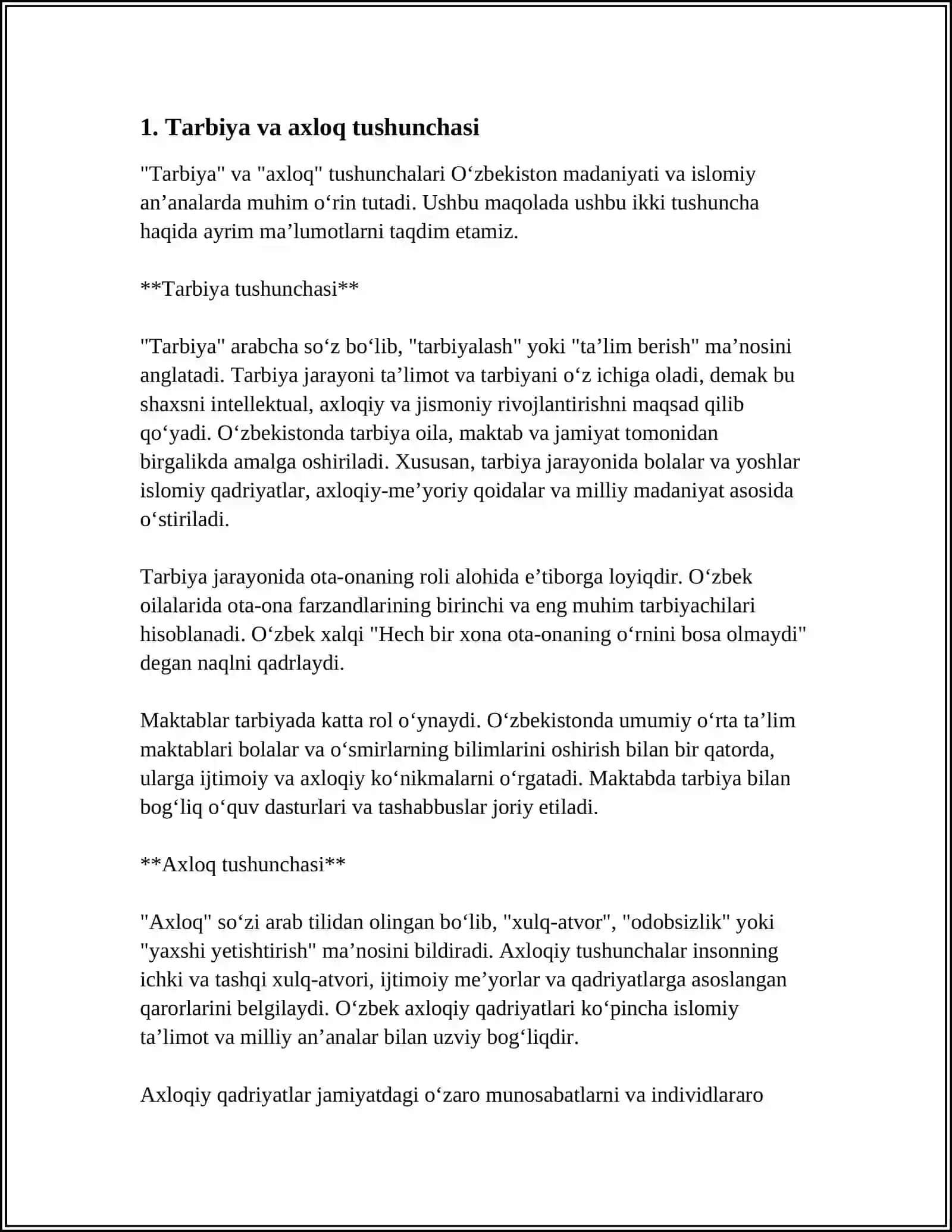 TARMOQ ADAB AXLOQI 3