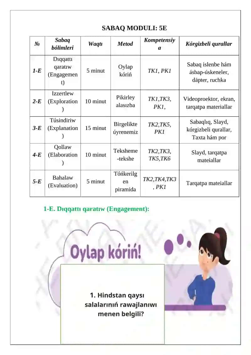"SABAQ ISLENBESI" 3