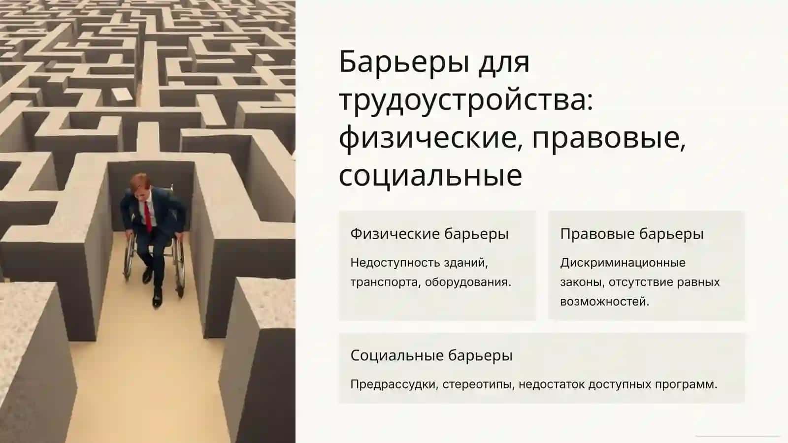 Проблемы трудоустройства людей с инвалидностью: мировой опыт 3