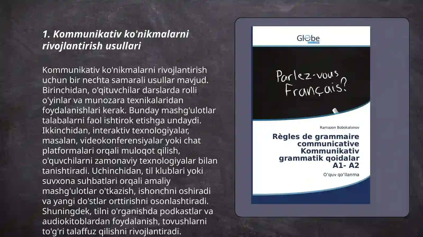 Kommunikativ tajriba 3