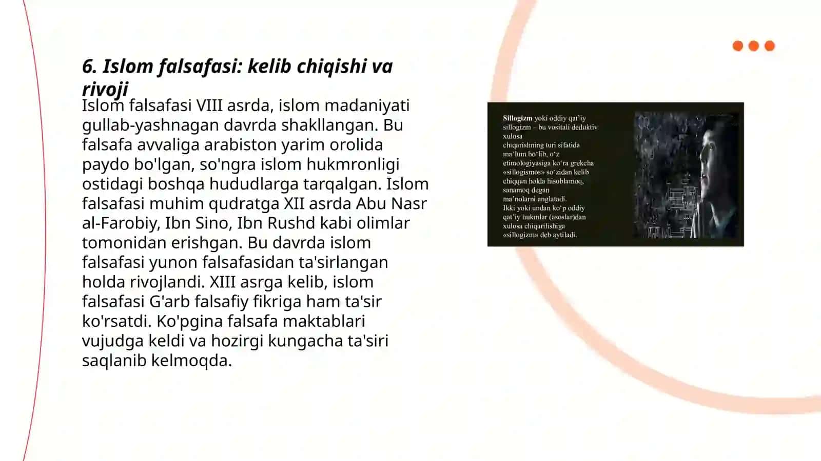 Islom falsafasi: kelib chiqishi va rivoji 3
