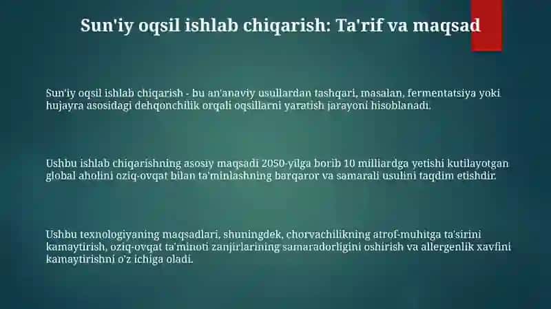 Suniyoqsilozuqamoddalarningishlabchiqarilishivakelgusidagiimkoniyatlar 3