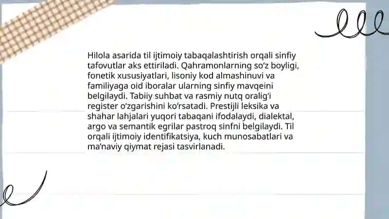 Hilola: G‘ofur G‘ulom asarlari tilining sotsiolingvistik tahlili 3