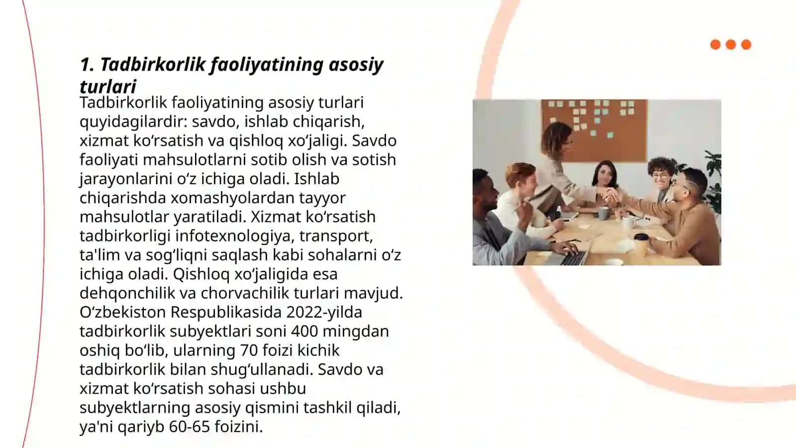 Tadbirkorlik faoliyati va tadbirkorlik kapitali 3