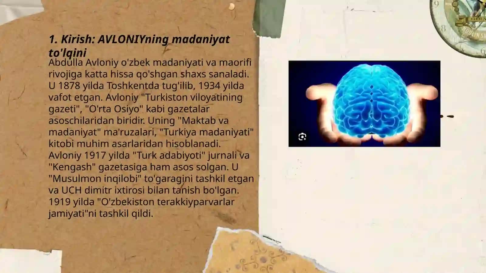 Avloniynining,,Madaniyat to'lqinlari,, maqolasi va E Tofflenning,,uchinchi to'lqin,, asini qiyosiy tahlil etish prizintatsiya tayyorlash 3