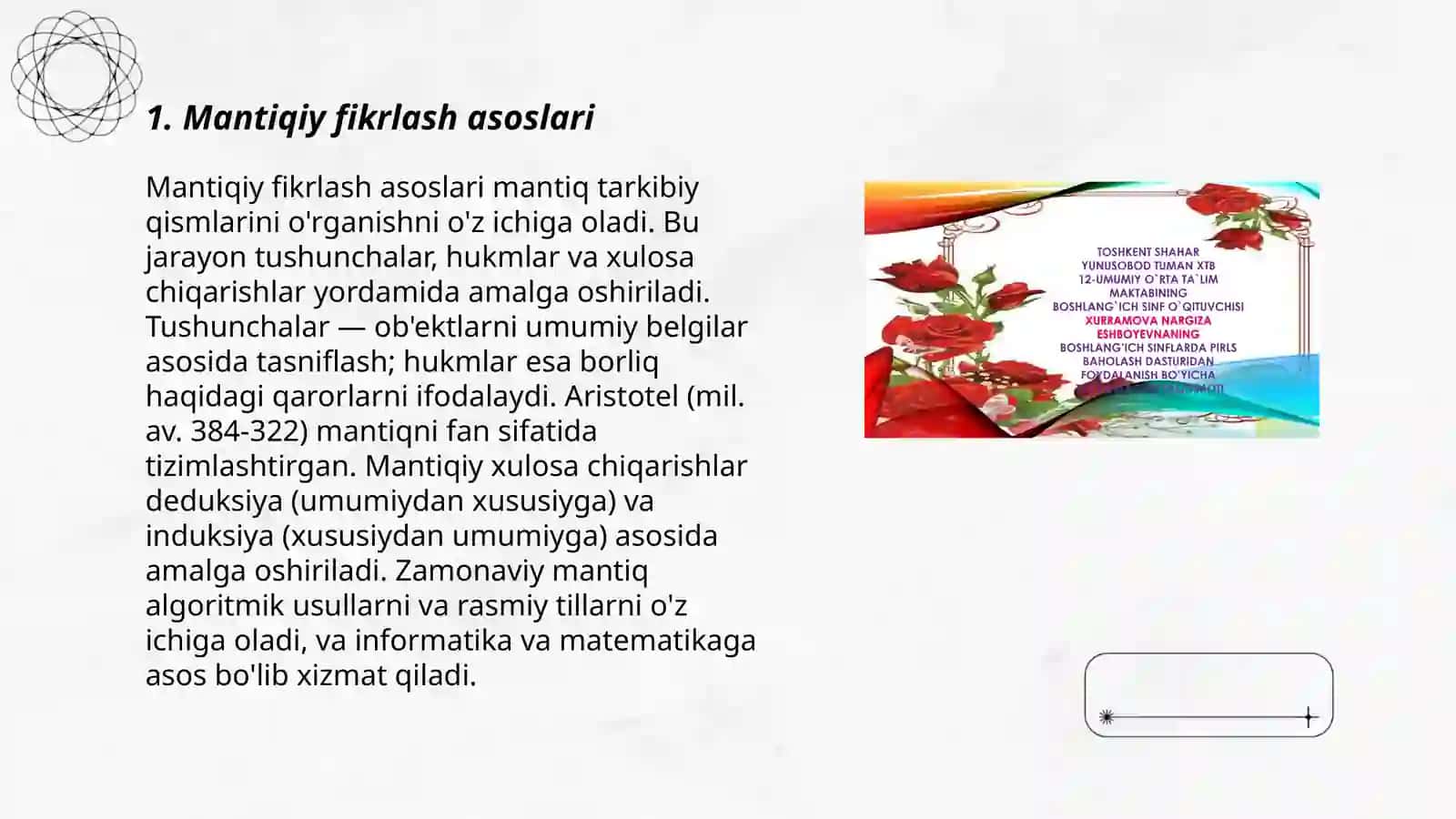 Boshlangʻich sinflarda masala yechishga oʻrgatishda mantiqiy fikrlashni rivojlantirish 3
