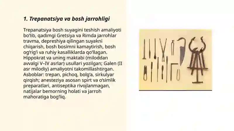 Qadimgi Gretsiyada va Rimda jarrohlik usullari 3