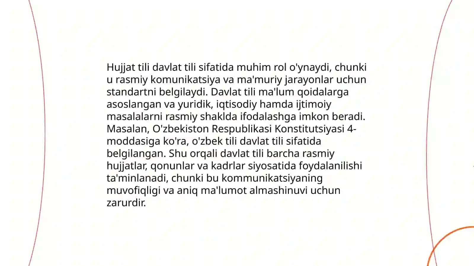 Hujjat tilini oʻzbeklashtirishda qaratilgan islohatlar 3