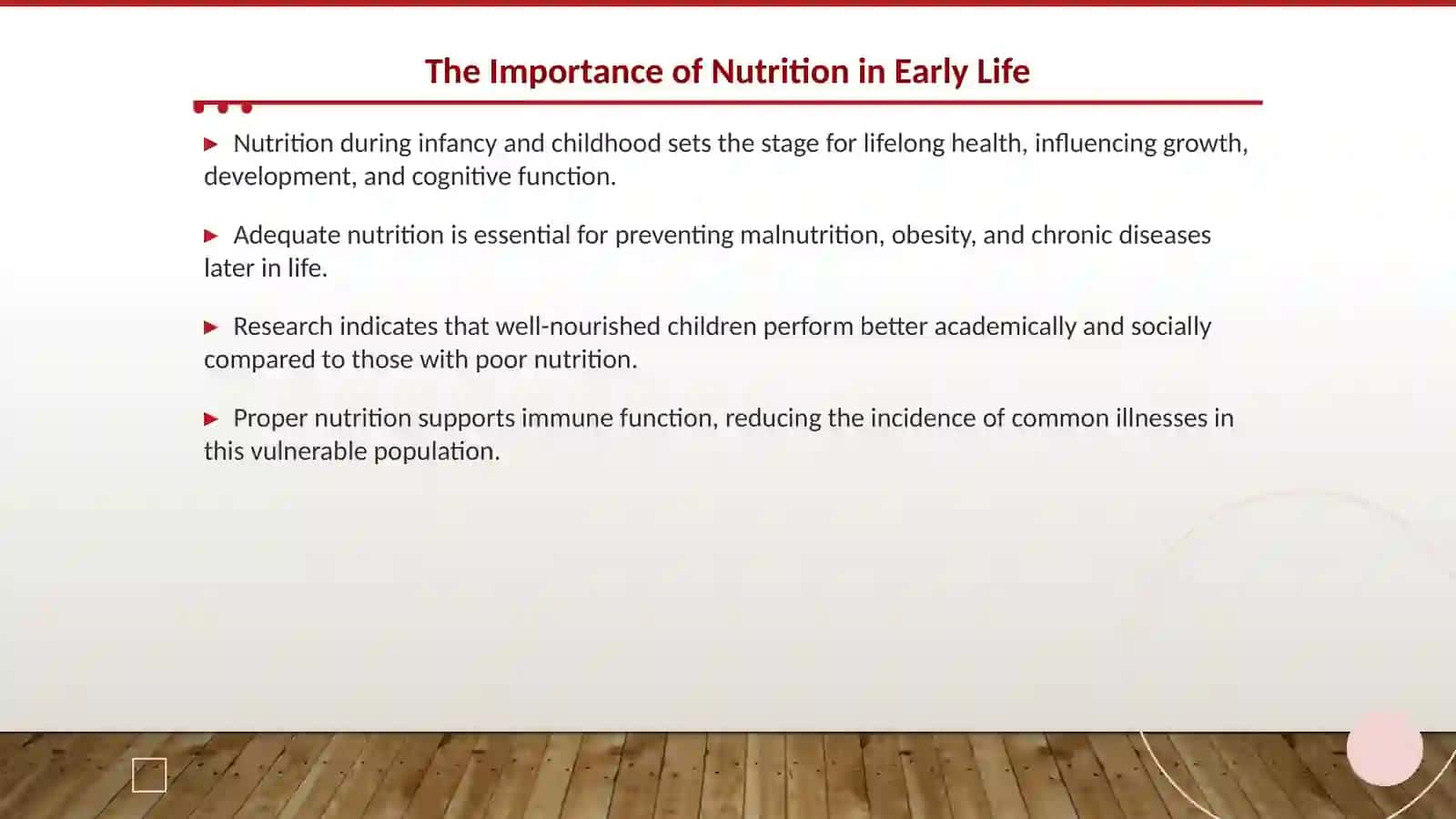 Nutritional Guidelines for Infants and Children 3