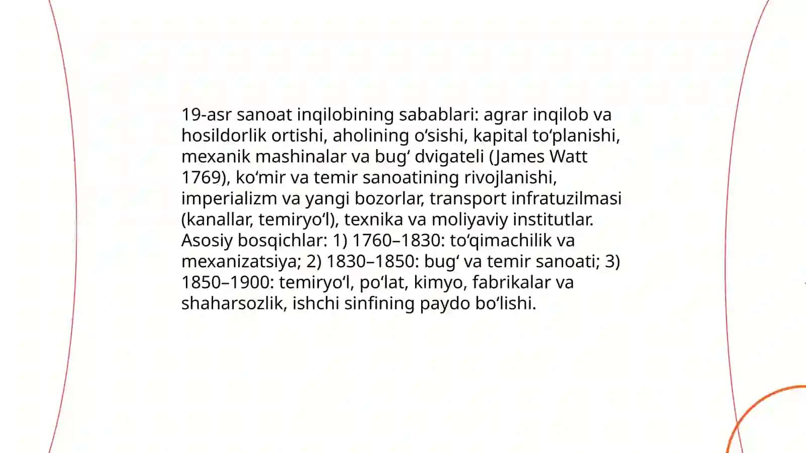 19-asr sanoat inqilobi. Dastlabki sanoat ko'r gaz ma lari.(Modern.Art-nuvo-unuversal yo'nalish. Modern ustalari. A. Van de Velde va Charlz Makintosh) 3