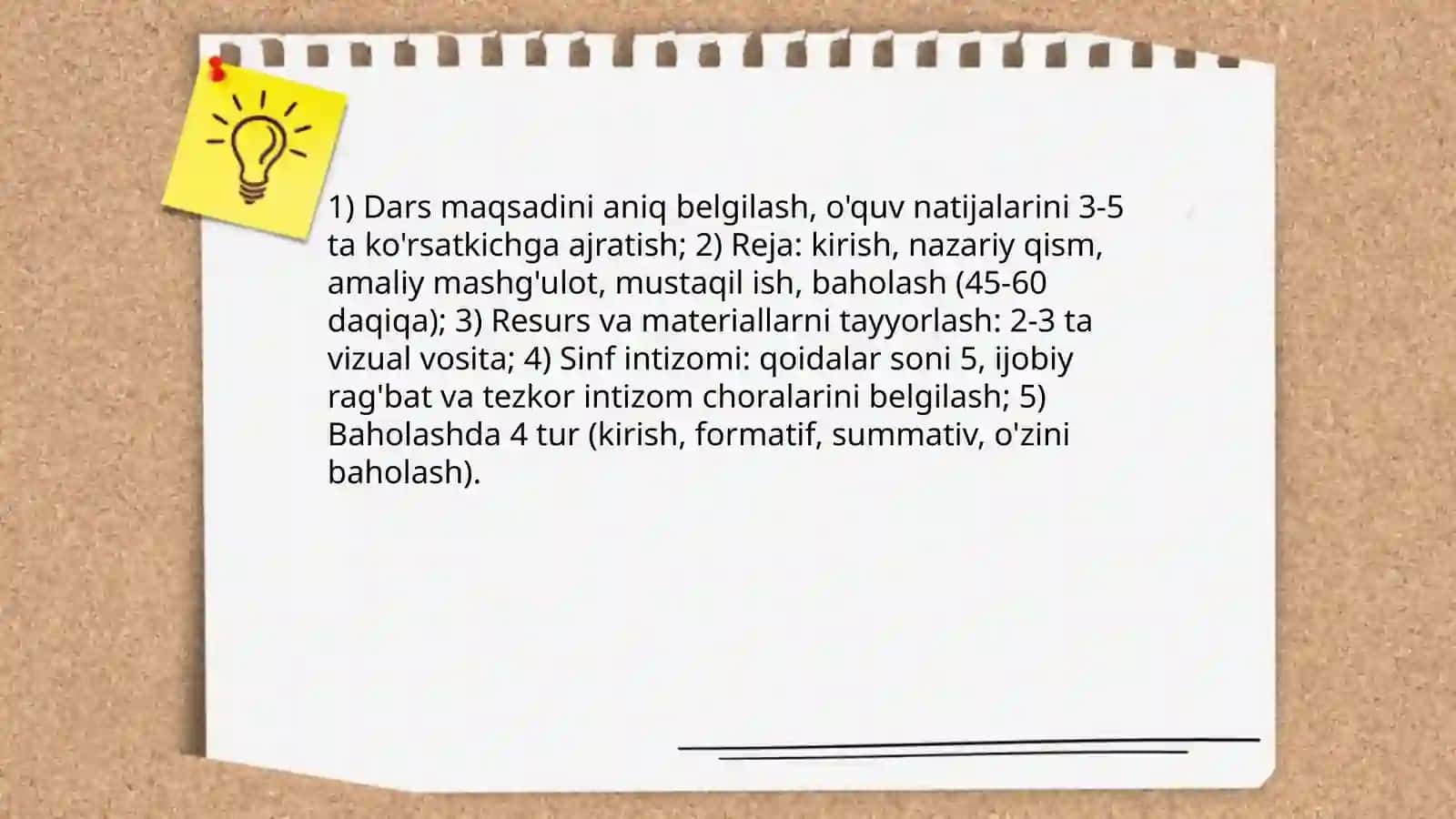 Oʻquvchilar bilim sifatini oshirish va sinfda intizomni mustahkamlash 3