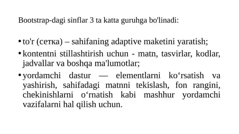 Bootstraptexnologiyasi 3