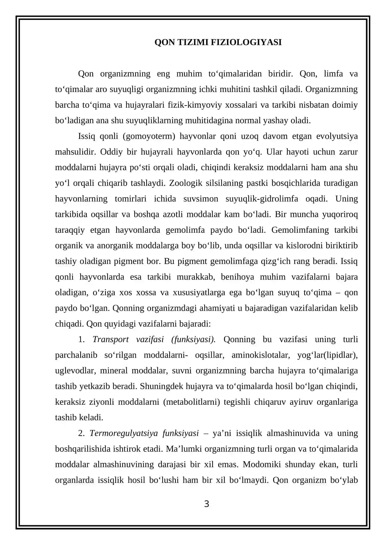QON TIZIMI FIZIOLOGIYASI 3