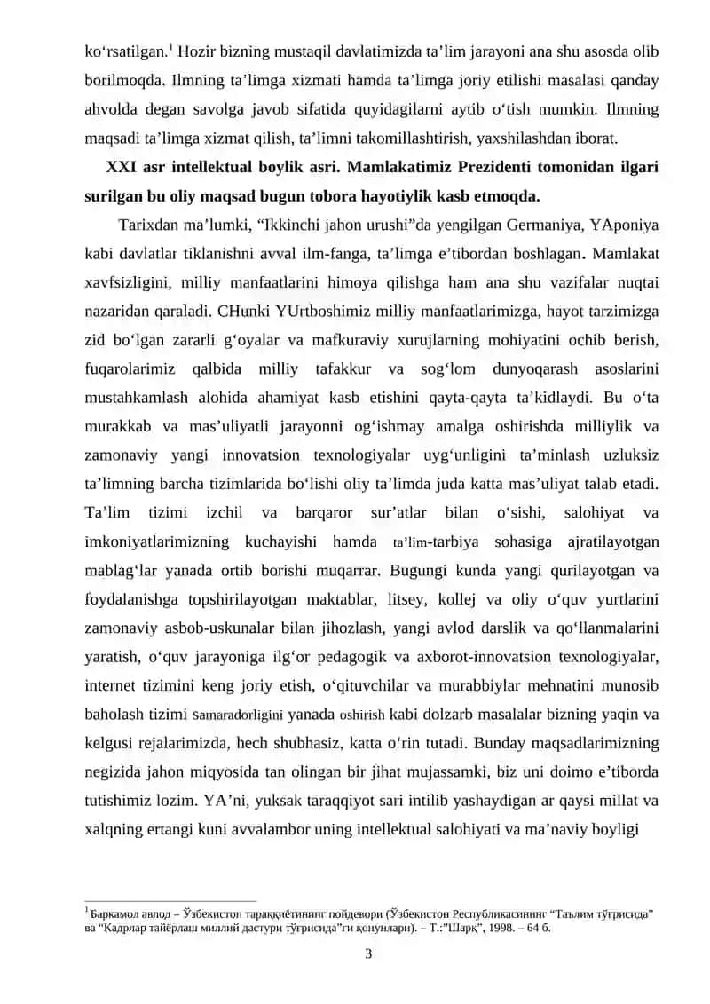 Informatika fanida "Sanoq sistemalari" mavzusini o'qitish metodikasi 3