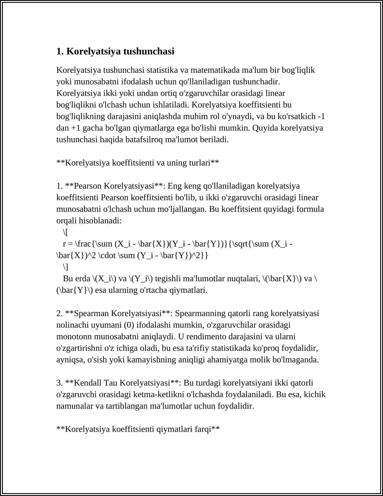 KORRELYATSION-REGRESSION TAHLIL ELEMENTLARI 3