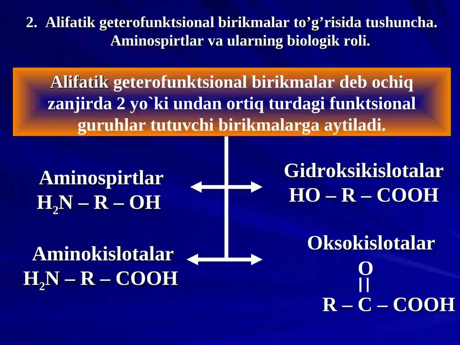 Polifunksional birikmalar 3