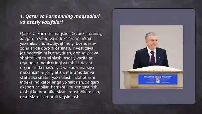 Xalqaro Reyting va Indeksning Yaxshilash Chora Tadbirlari 3