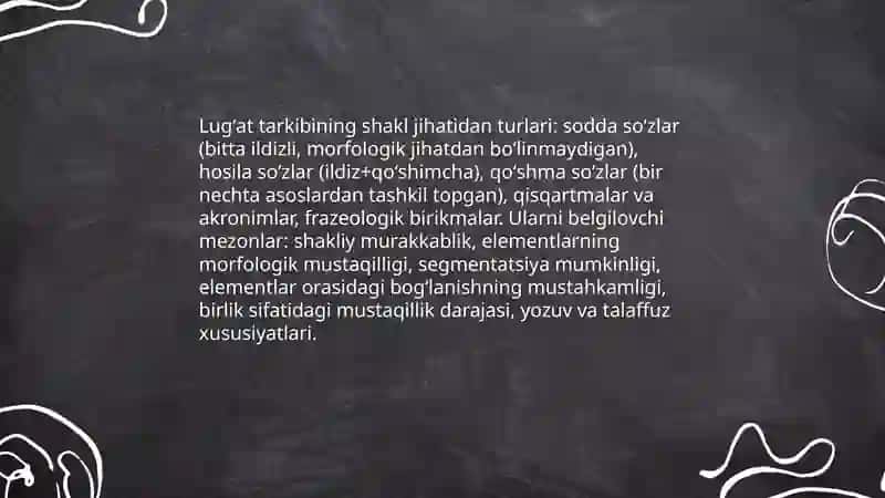 Lugʻat tarkibining shakli va maʼno munosabatlari jihatidan tavsiflanishiga koʻra turlari. Omonim va ularning. Sinonim va ularning turlari 3