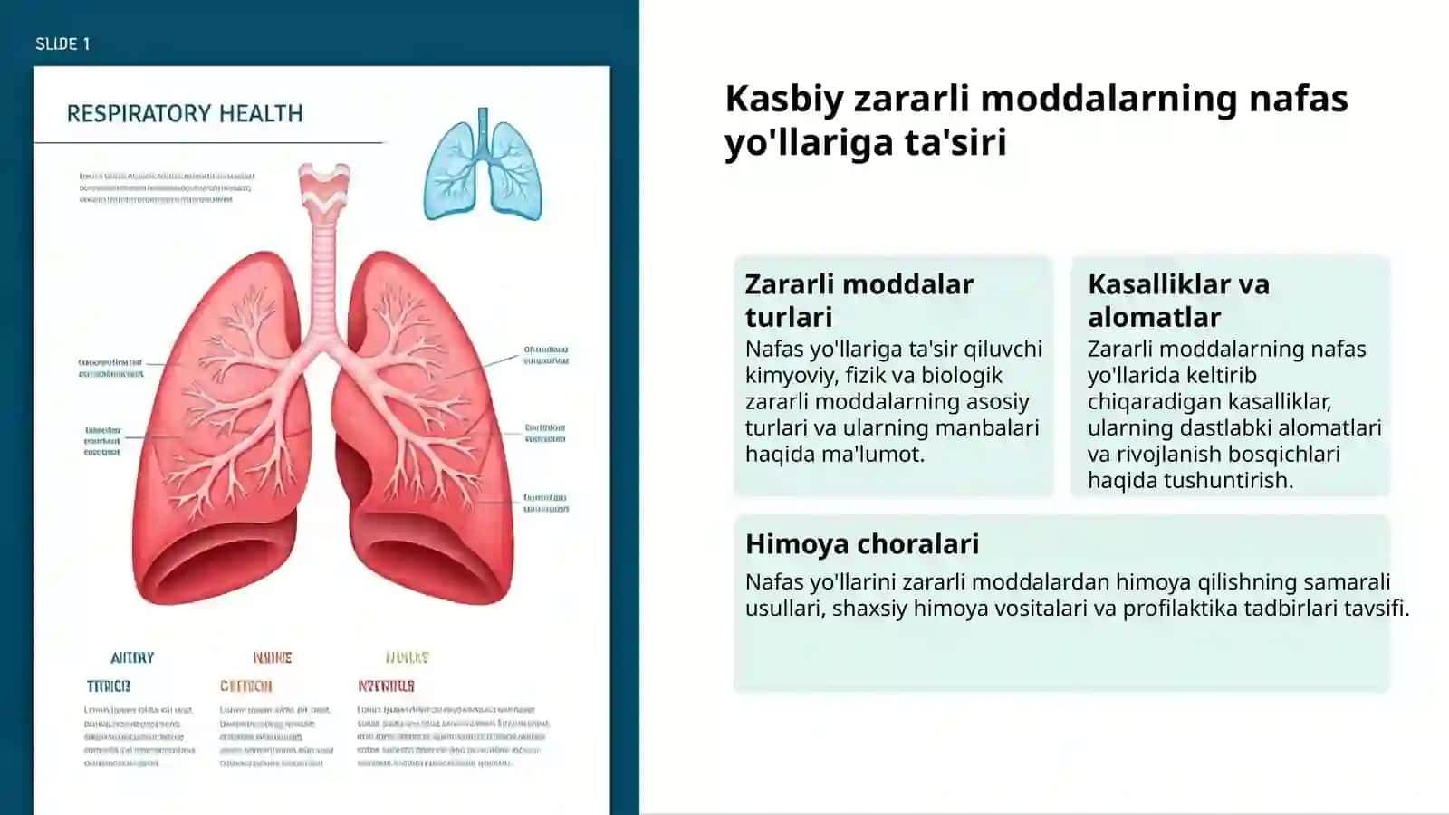 Kasbiy bronxit va astma: xavflar va himoya 3