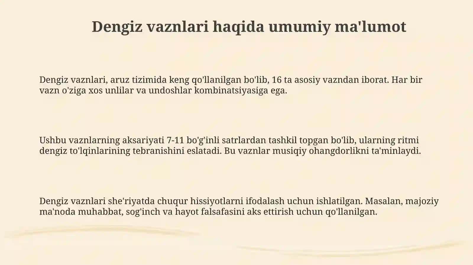 Muzori' bahri vaznlari ( Mumtoz shoirlar she'riyati asosida ) 3