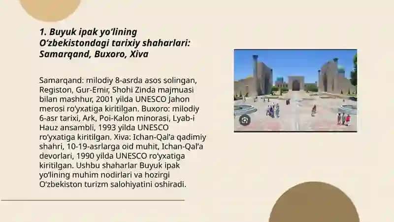 Buyuk ipak yoʻli va hozirgi zamon 3