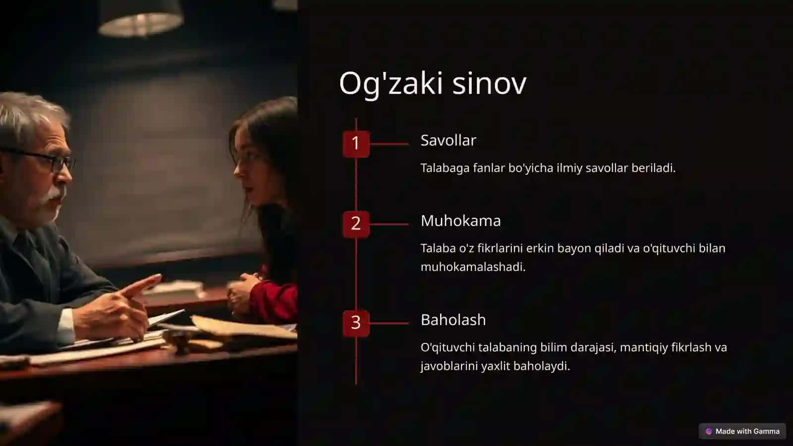 Psixologiya fanidan bilimlarni baholash turlari 3