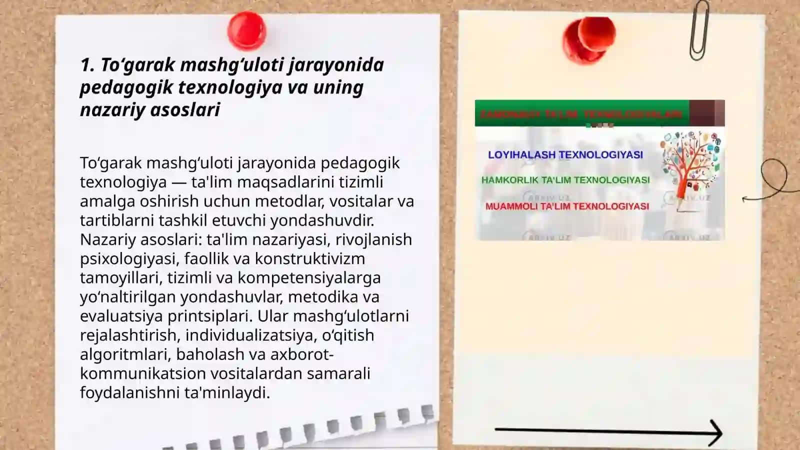 To‘garak mashg‘uloti jarayonida pedagogik texnologiya metodlaridan foydalanish metodikasi 3