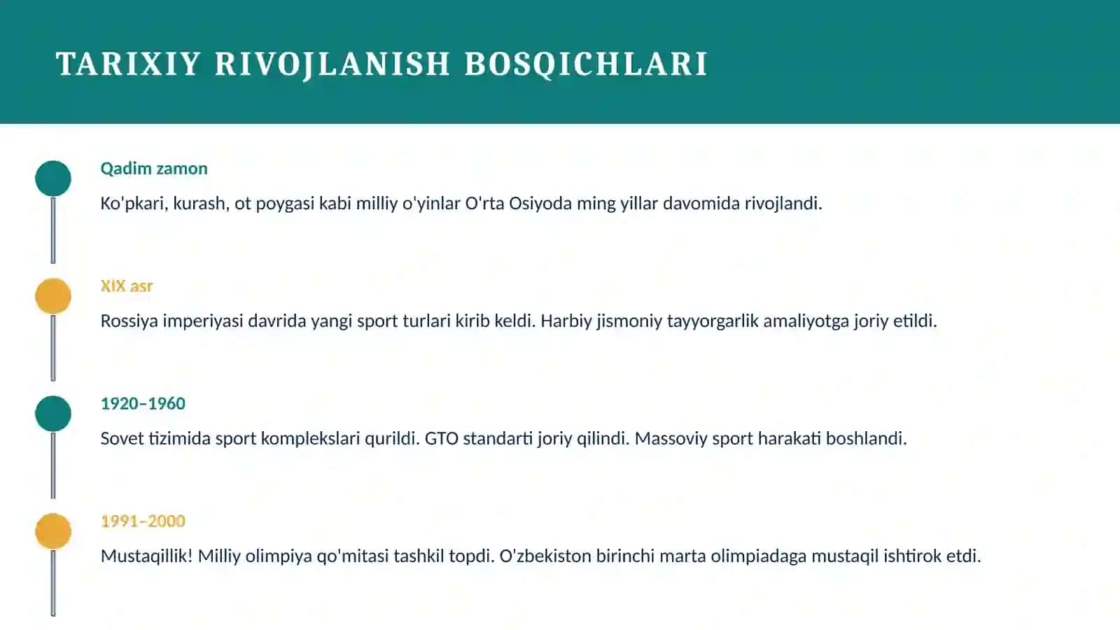 O'ZBEKISTONDA JISMONIY TARBIYA TIZIMINING RIVOJLANISHI 3
