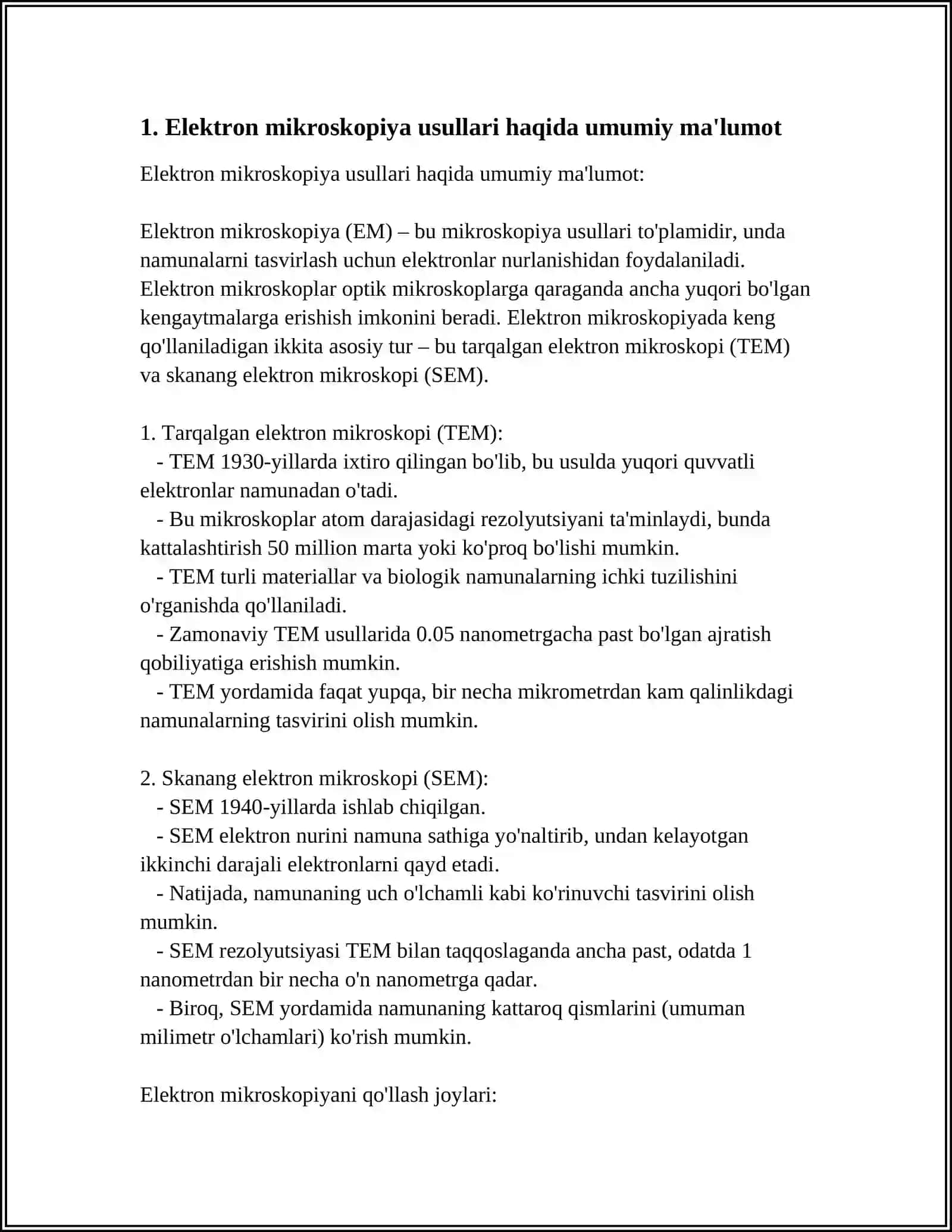 ELEKTRON MIKROSKOPIYA USULLARINING TIBBIYOTDAGI AHAMIYATI 3