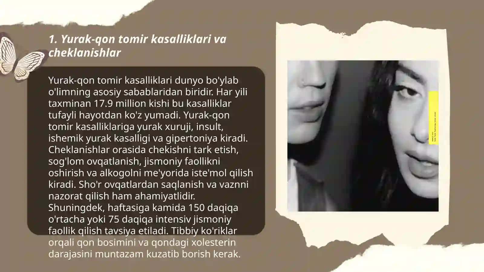Yurak-qon tomir kasalliklari va cheklanishlar 3