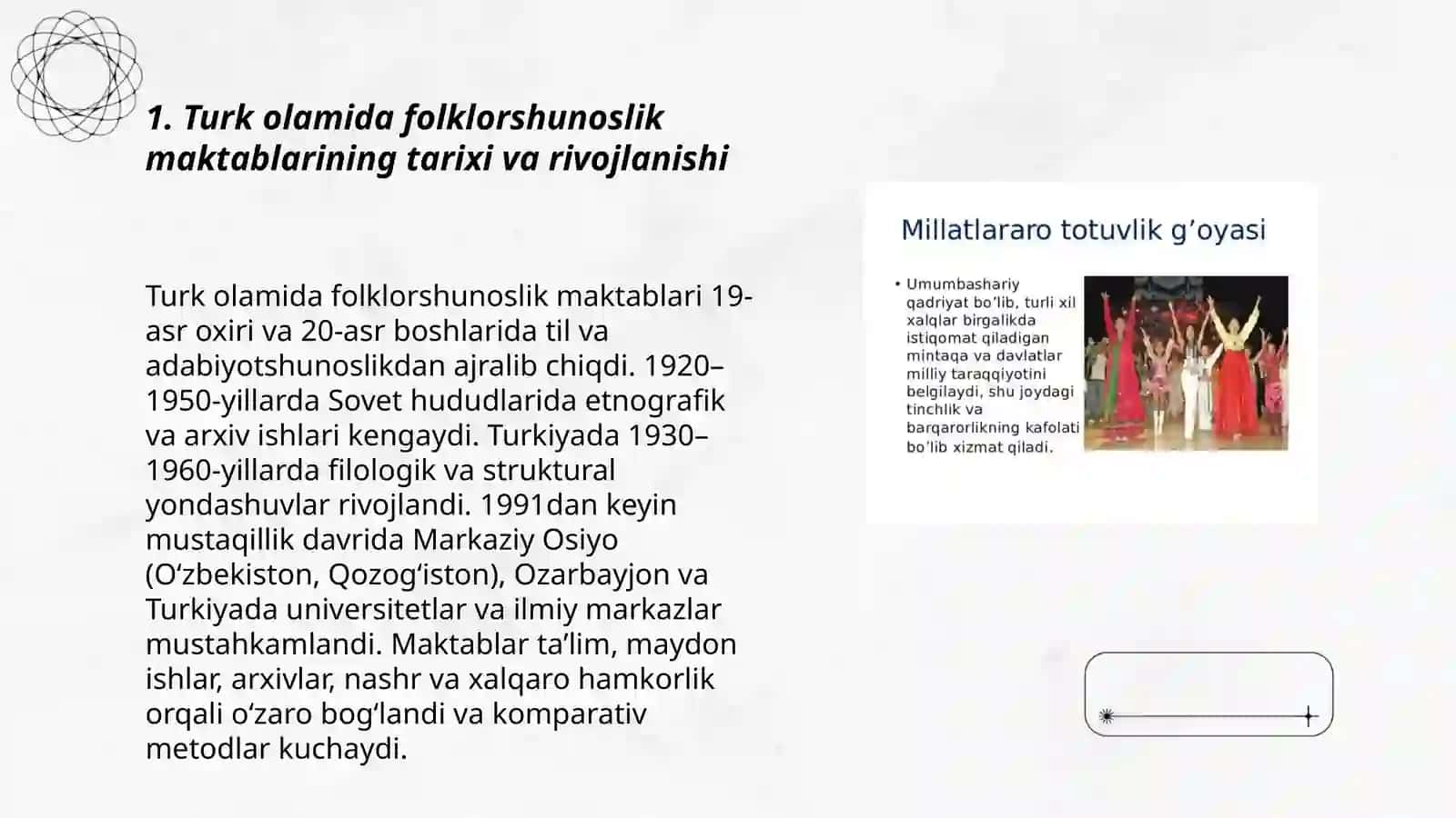 Turk olamida folklorshunoslik maktablari va ularning òzaro boğliqligi 3