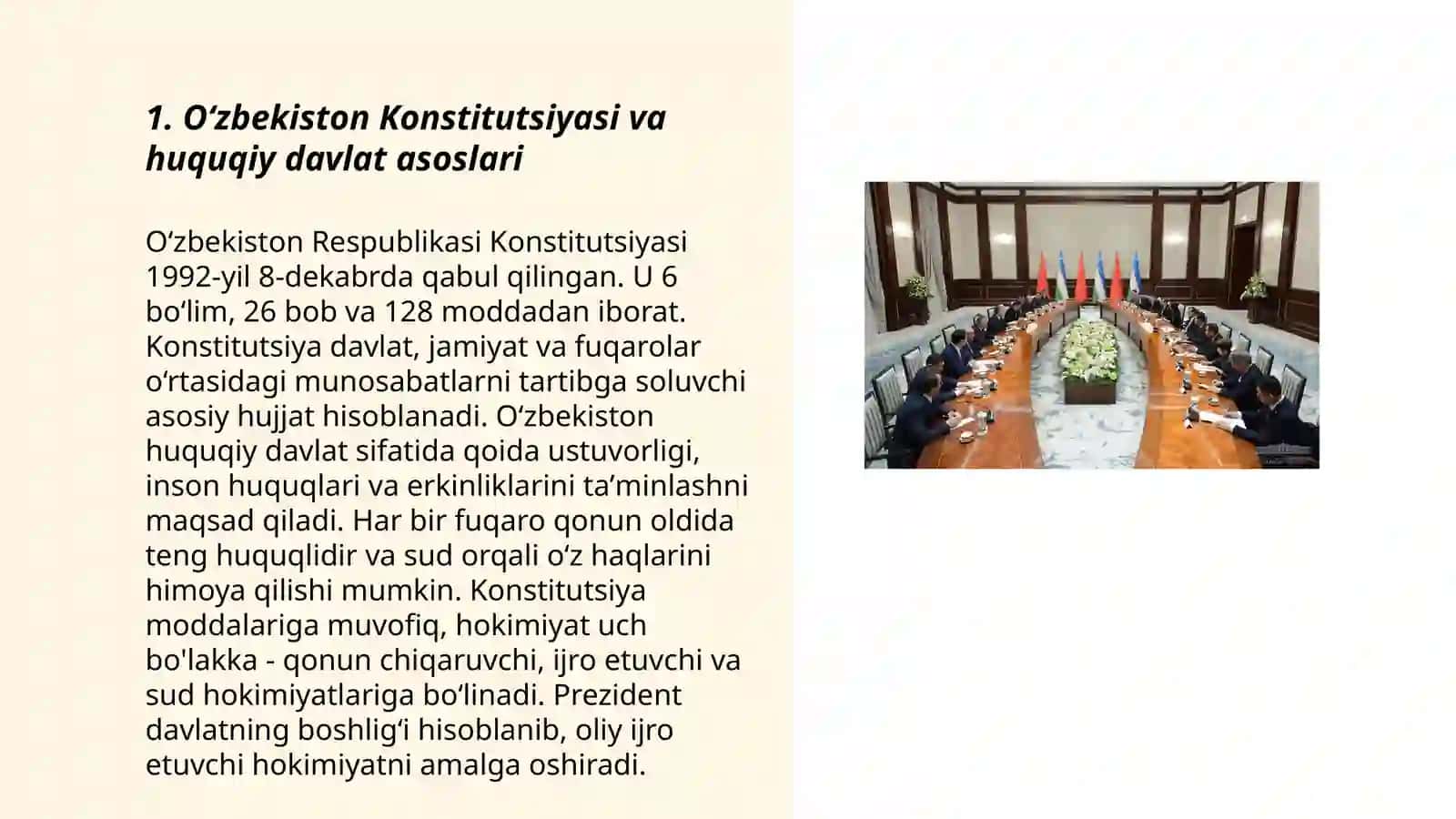 Oʻzbekiston huquqiy demokratik davlat va jamiyat qurilishi yoʻlida 3
