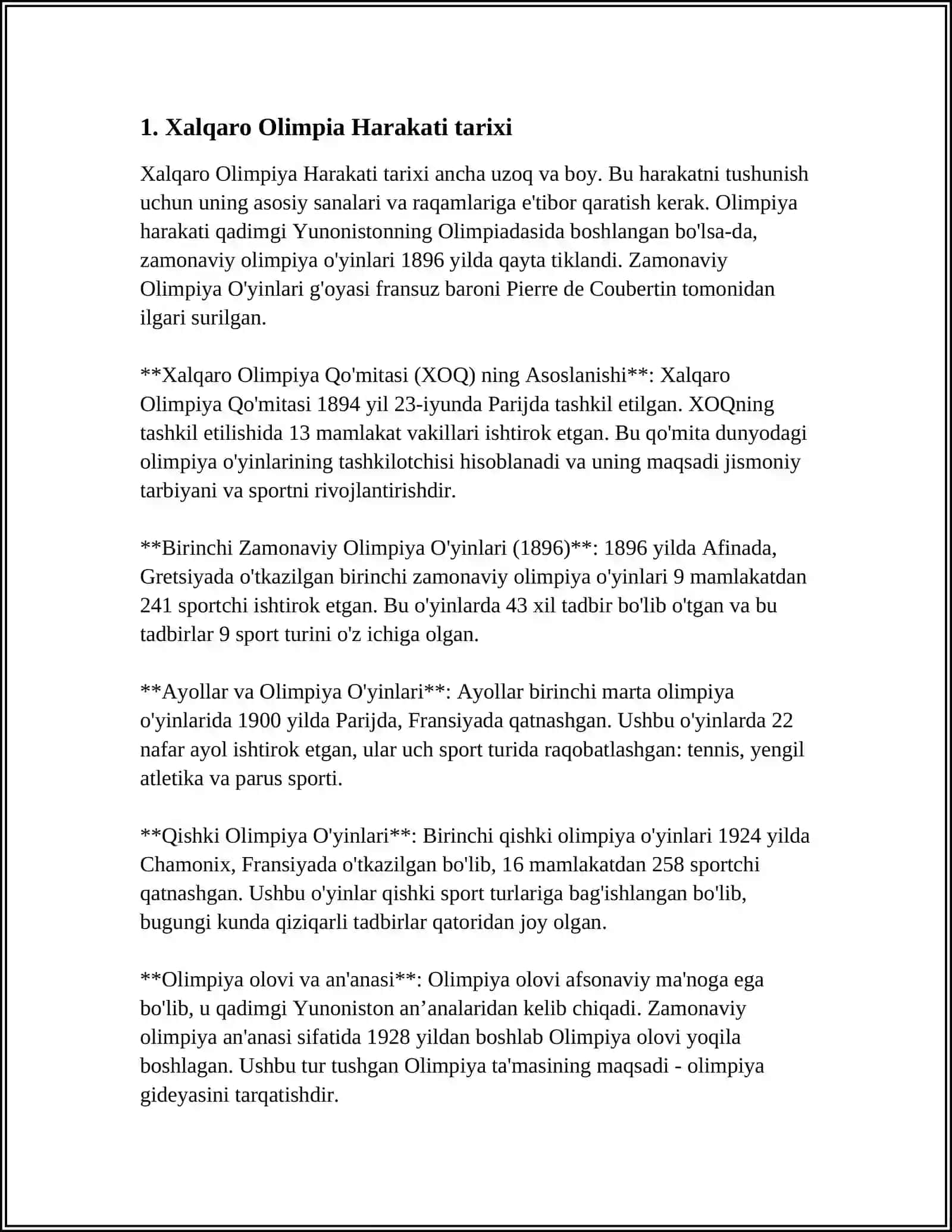 XALQARO OLIMPIA HARAKATI 3