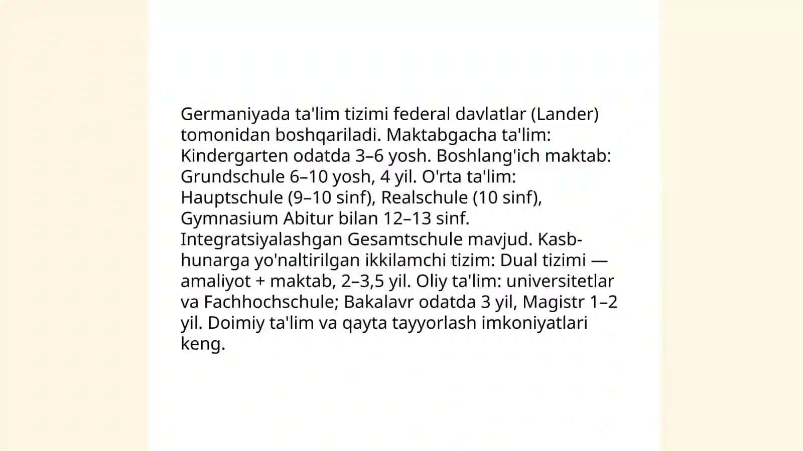Germaniya talim tizimi 3