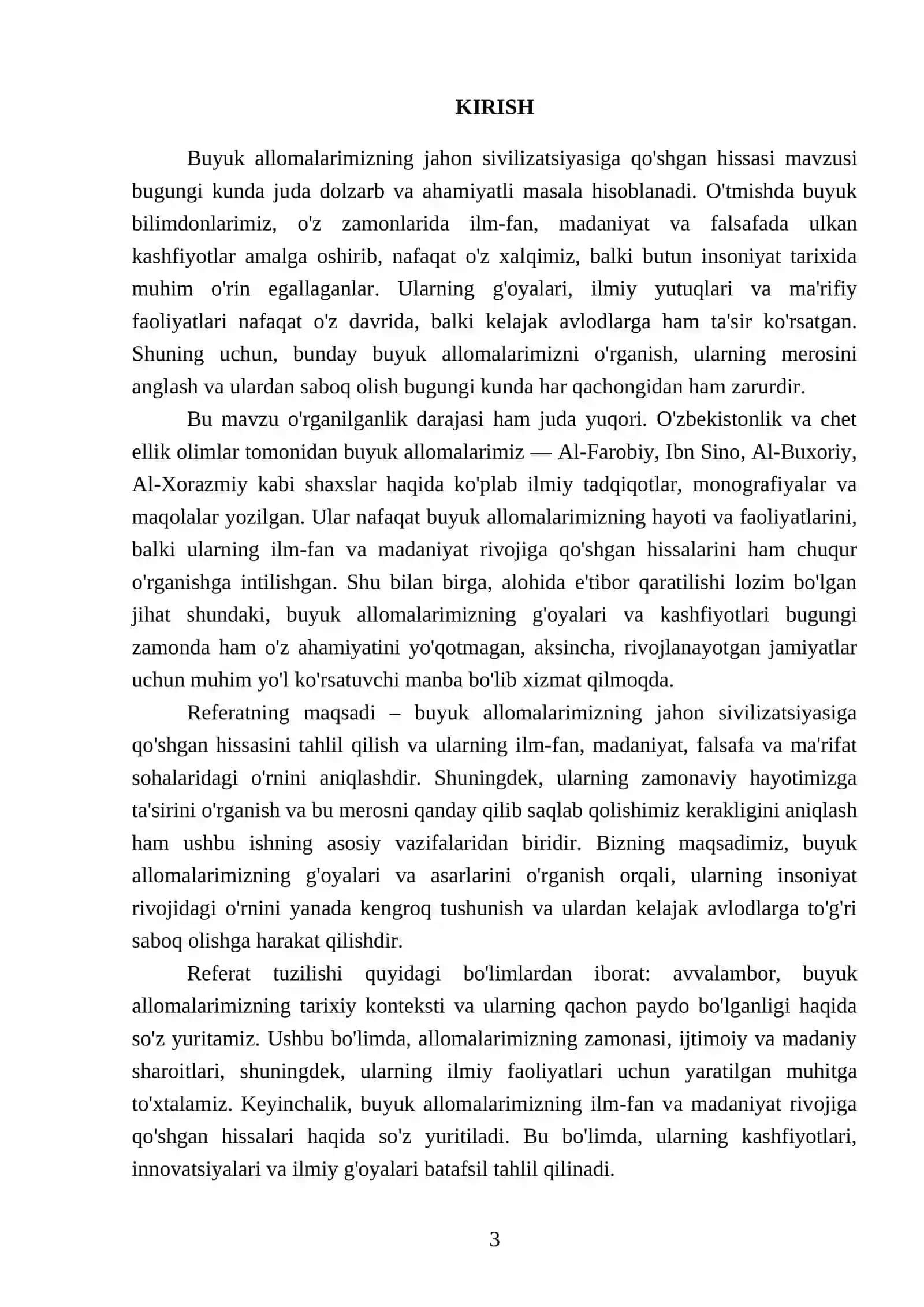 Buyuk allomalarimizning jahon sivilizatsiyasiga qóshgan hissasi 3