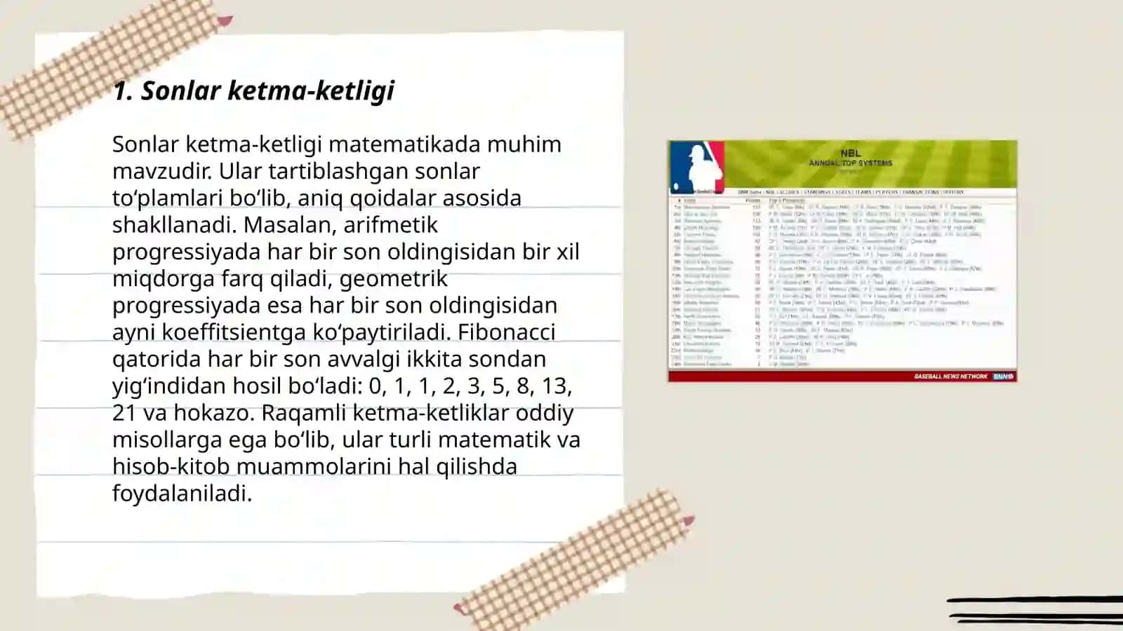 Matematika fanidan 2sinfda otilganlarni takrorolash 3