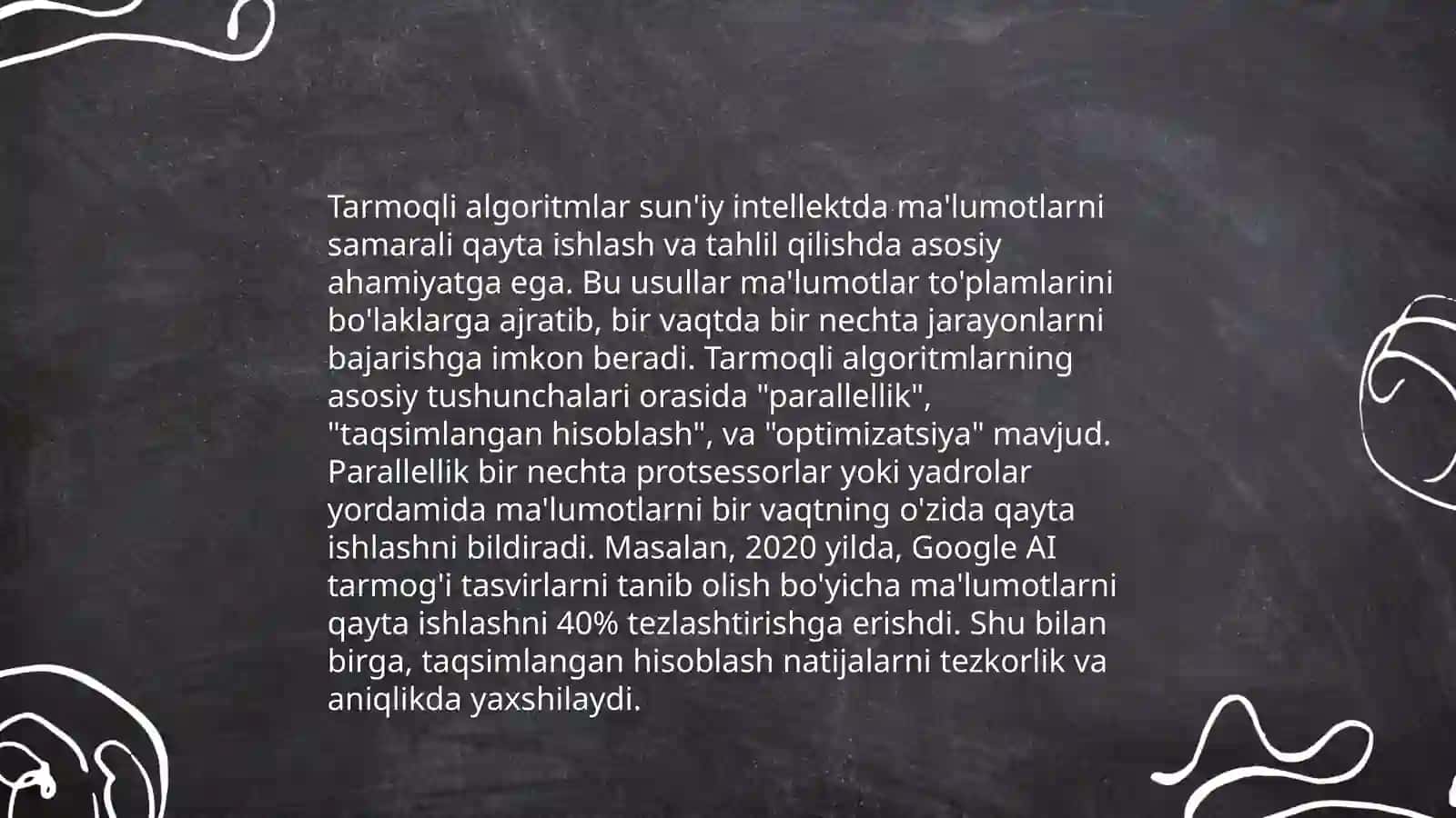 Tarmoqli algoritm 3