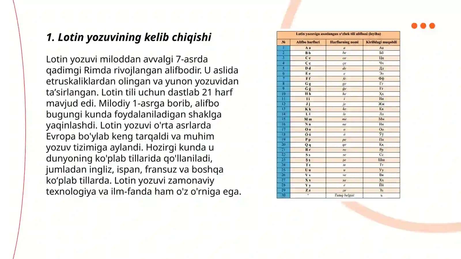Lotin tili tarixi 3