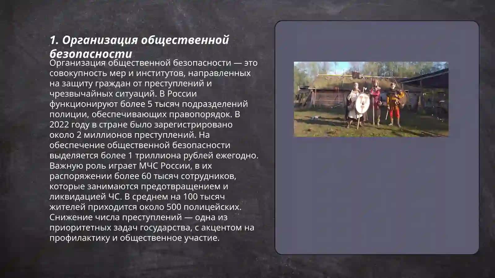 Организация общественной безопасности 3