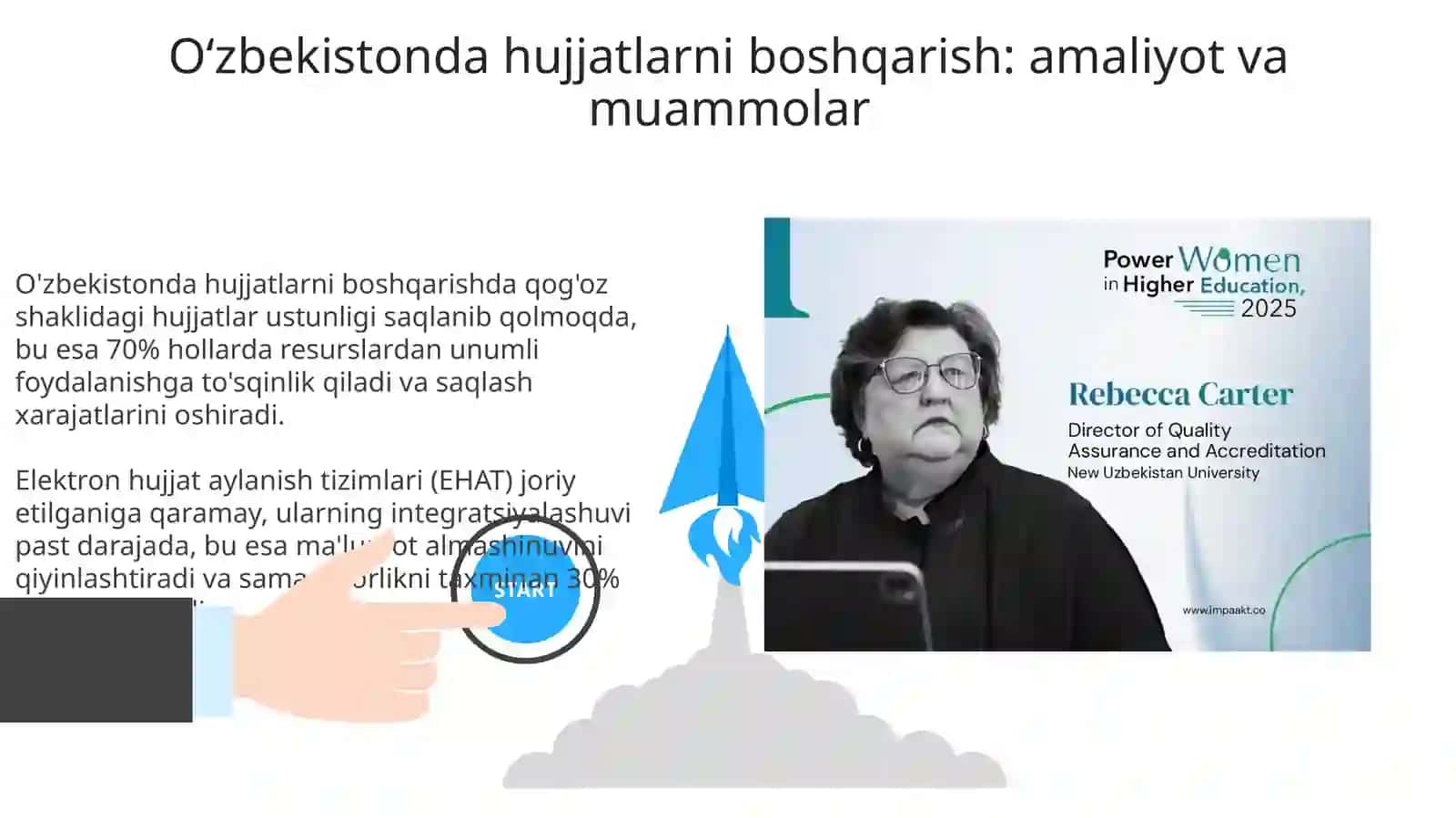 Oʻzbekiston hujjatchilik ishlari hamda rivojlangan mamlakatlar ta'lim tizimini oʻrganish 3