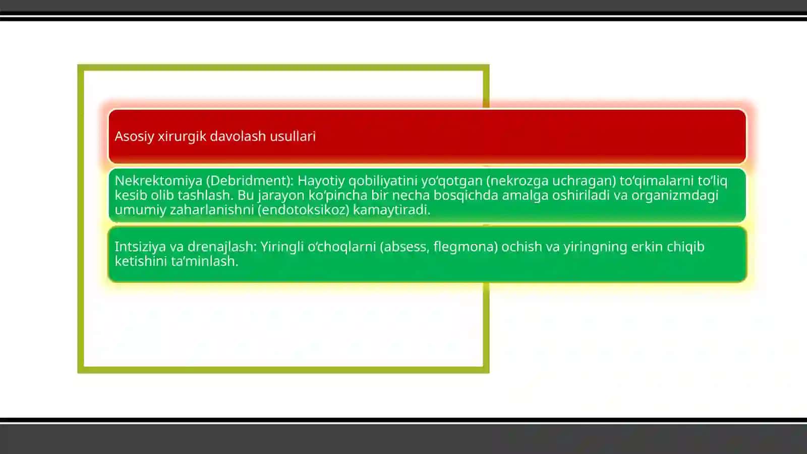 Qandli diabetli bemorlarda yumshoq to‘qimalar xirurgik infeksiyasini davolash usullari 3