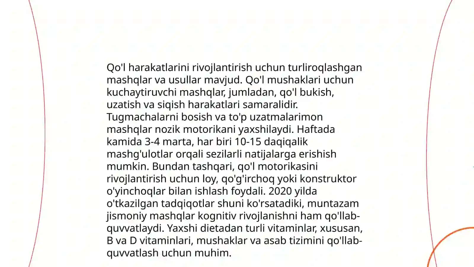 Boshlangʻich sinflarda chiroyli yozuv fanlari oʻzlashtrishning muhim shartlaridan biri sifatida 3