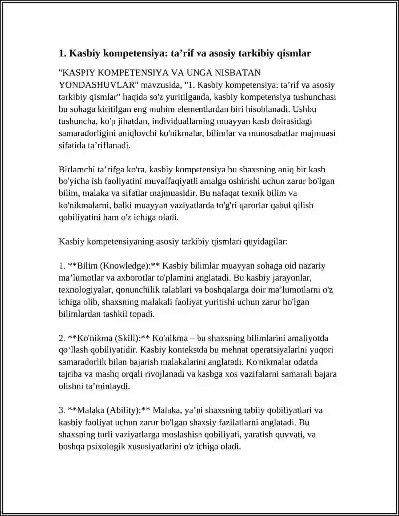KASPIY KOMPETENSIYA VA UNGA NISBATAN YONDASHUVLAR 3