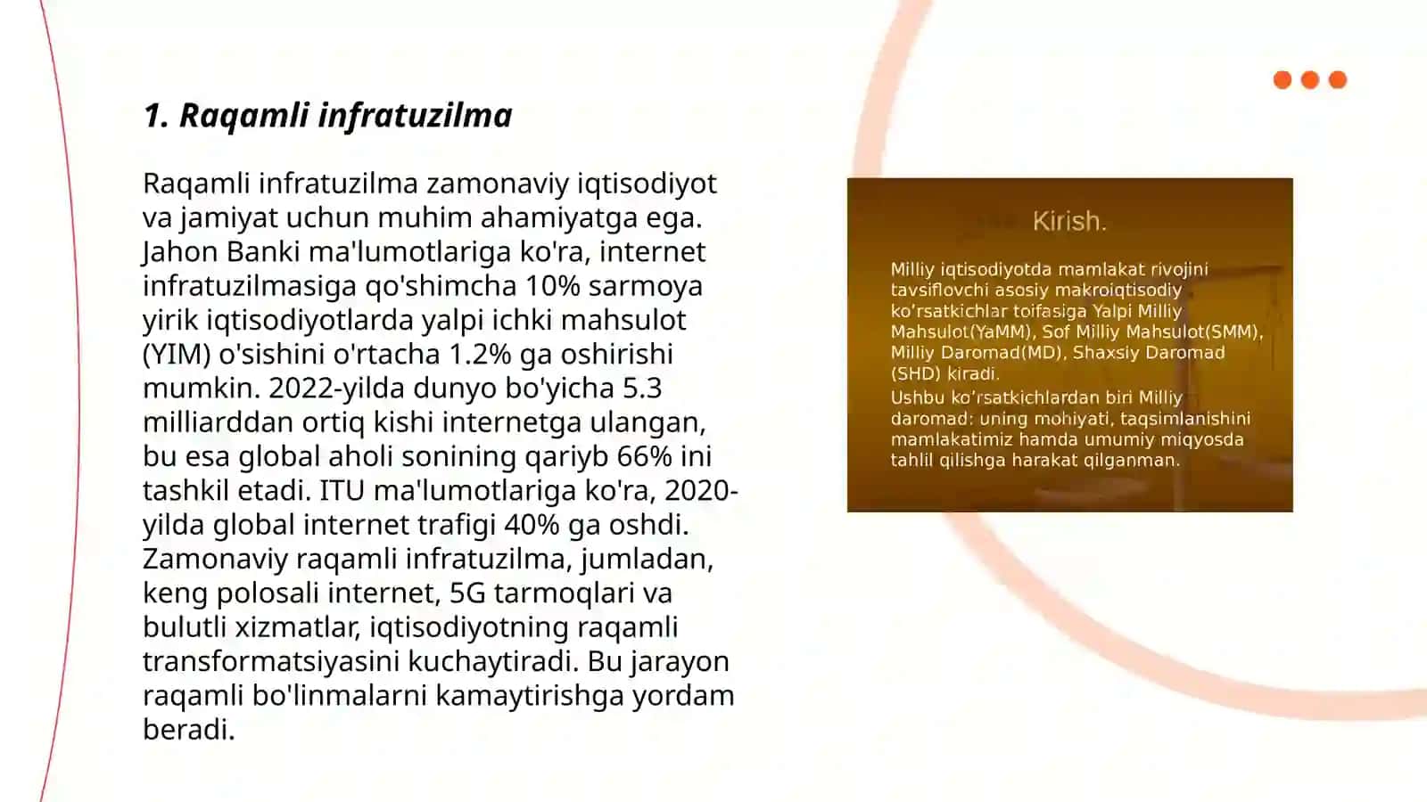 Raqamli iqtisodiyotning asosiy tarkibiy elementlari tavsifi Abduazizov. M 3