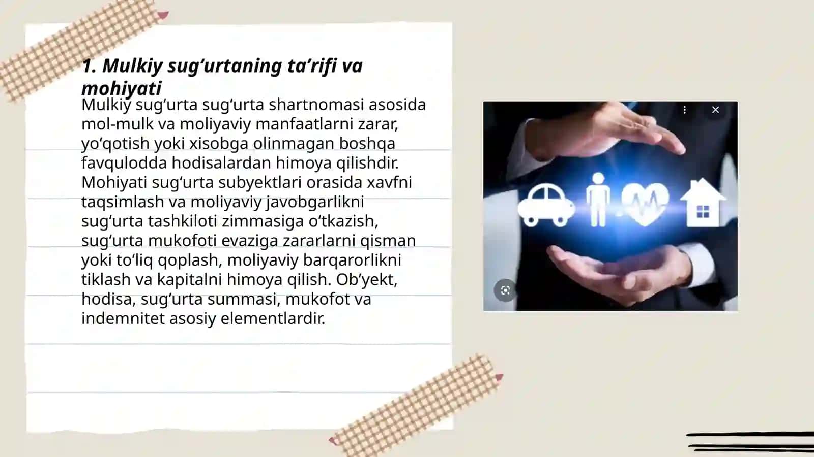 Mulkiy sugʻurta 3