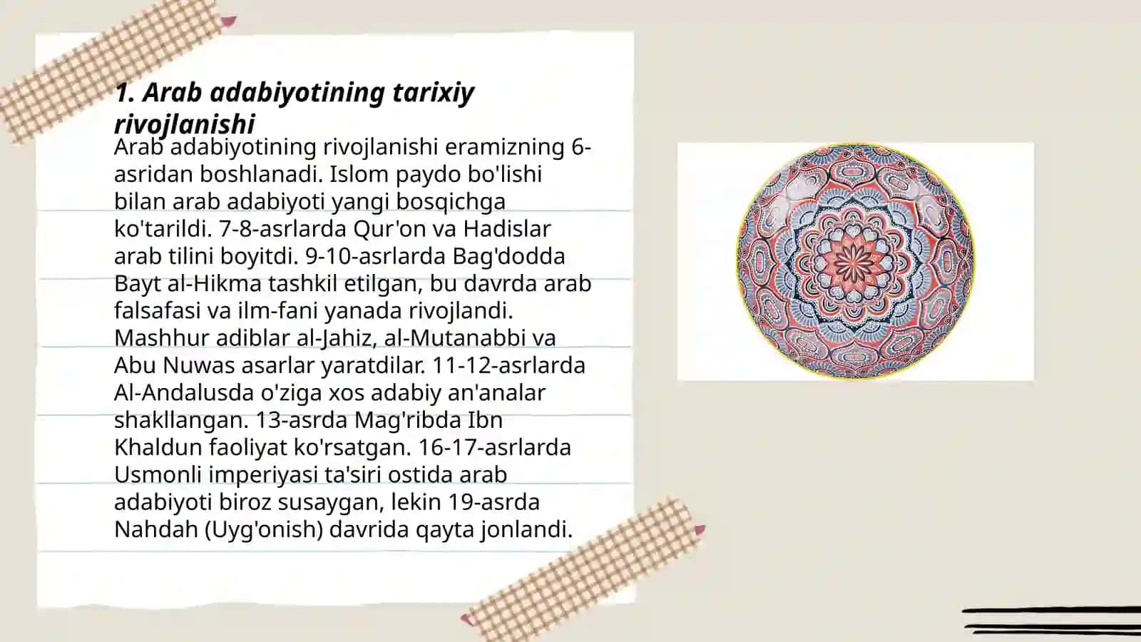 Arab hikoyalari badiiy tahlili 3