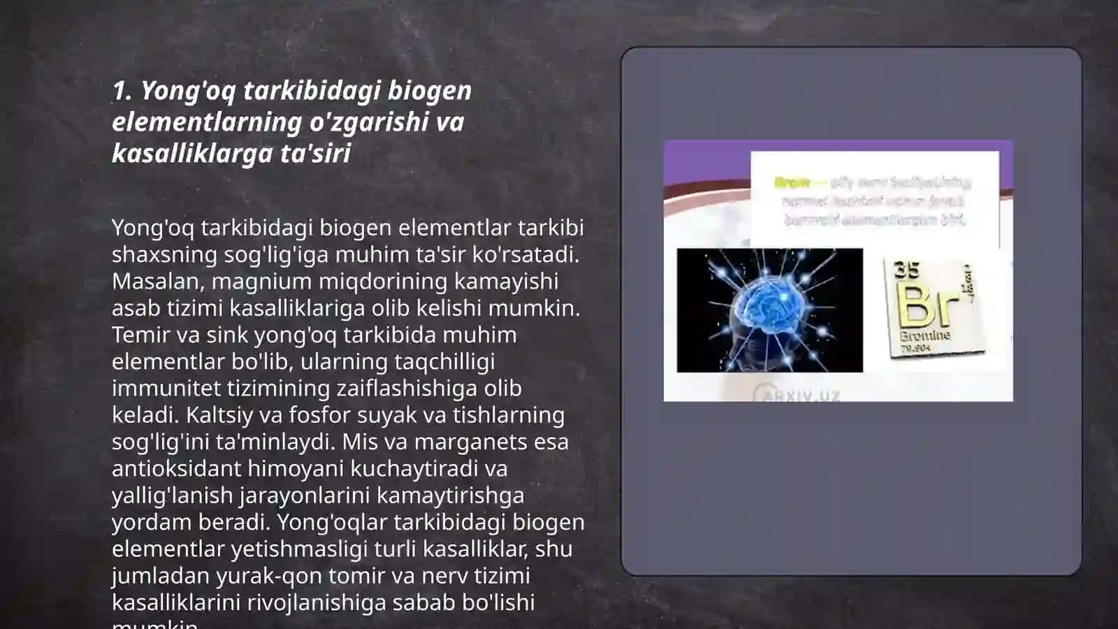 Biogen elementlar konsentratsiyasi oʻzgarishi bilan bogʻliq boʻlgan endemik va kasb kasalliklari 3
