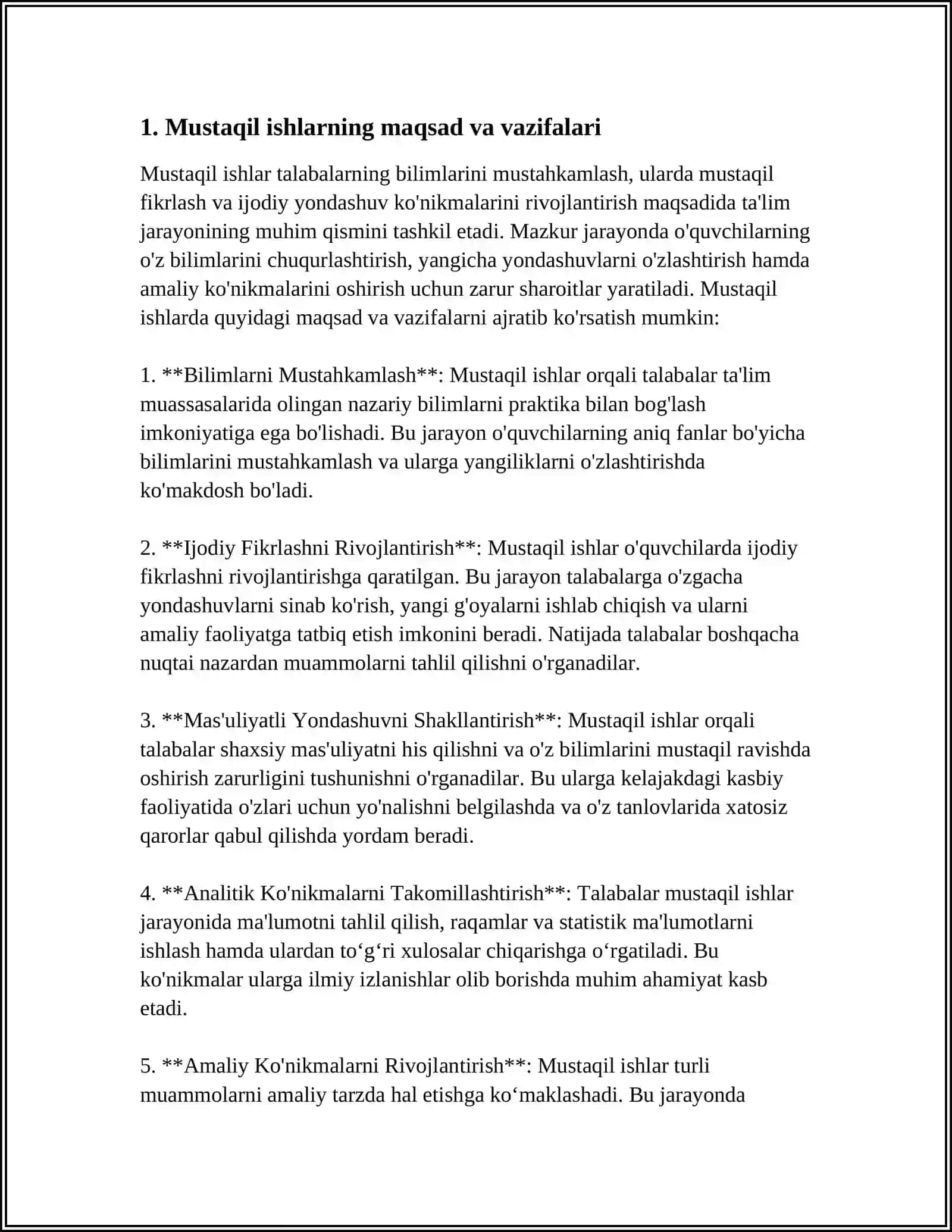 MUSTAQIL ISHLARNING MATAMATIKADAN MUSTAQIL ISHLARINI TASHKIL QILISH METODIKASI 3