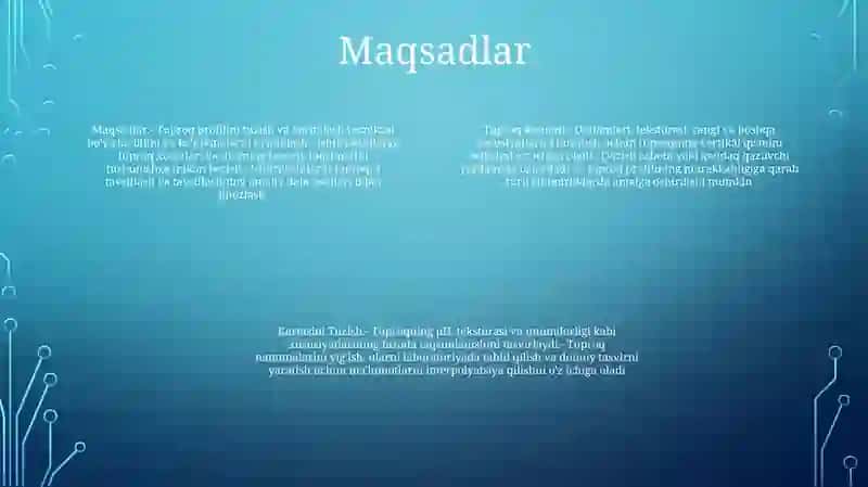 Tuproq Kesmasi Va Kartasini Tuzish 3