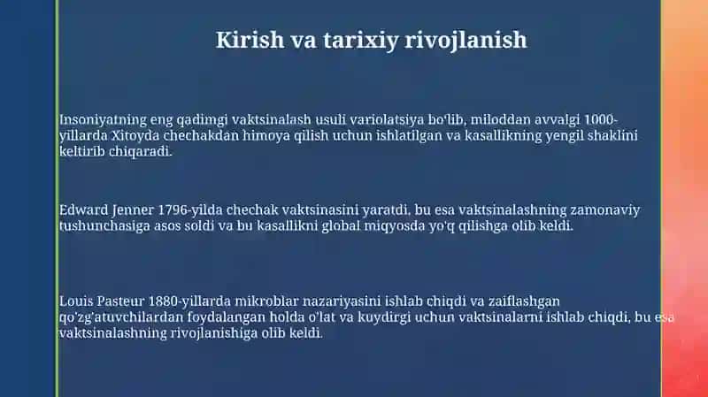 Tibbiyot biotexnologiyasida vaksinatsiya texnologiyasi 3